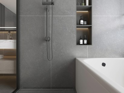 Керамогранит Global Tile Sierra Черный 60x120 GT1206012905SLR