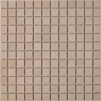 Мозаика Pixmosaic Каменная мозаика из мрамора Crema Nova на сетке 30.5x30.5 PIX230