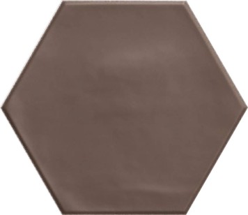 Керамогранит Ribesalbes Ceramica Geometry Hex Brown Matt 15x17.3 PT03151