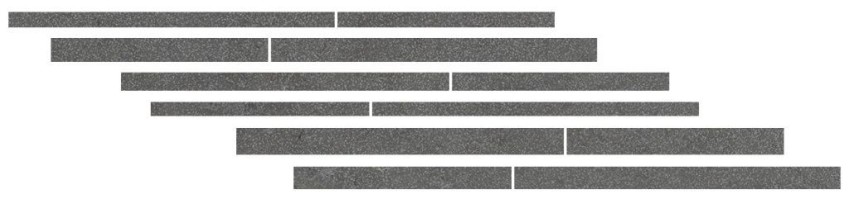 Мозаика Living Ceramics Allure Mureto 3d Mosaic Anthracite Soft 15x60 LV11153