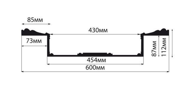 Кессон Decomaster KS61-5A (600x600x112 мм)