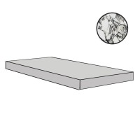 Ступень Floor Gres B and W Marble Pebble Mat Gradino Dx 33x120 767435