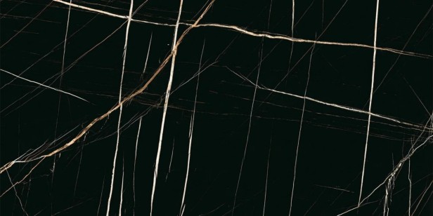 Керамогранит Kutahya Seramik Kristal Nox Black Cristal Polished 60x120