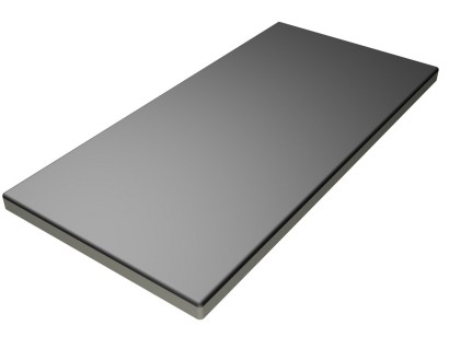 Pool Tile Border Black Smooth