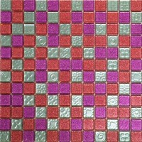 Мозаика Pixmosaic Glass Фуксия 2.3x2.3 30x30 F49.50.52