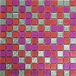 Мозаика Pixmosaic Glass Фуксия 2.3x2.3 30x30 F49.50.52