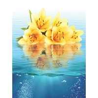 Панно Муза-Керамика Ocean Flowers 30x40 P2-2D240