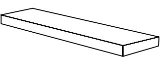 Ступень PF60001315 Crossroad Wood Ang.Top Dx Coal 32x120x4.5x1.5 ABK Ceramiche