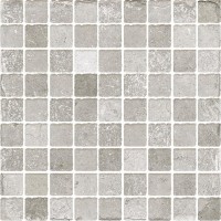 Мозаика Cerdomus Effetto Pietra di Ostuni Mosaico Grigio 3x3 30x30 80405
