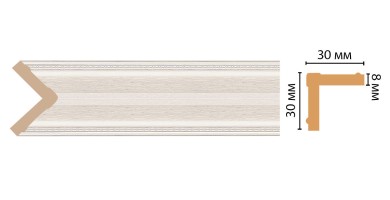 Угол Decomaster 116-14 (30x30x2400 мм)