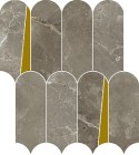 Мозаика Italon Stellaris Tuscania Grey Mosaico Elegant Люкс 32.5x36.1 620110000234