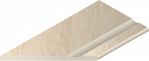 Бортик Italon Materia X2 Magnesio Bor. Svasato Round Sx 30x60 с выемкой закругленный левый 620090000398