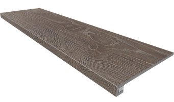 Комплект Estima Kraft Wood KW03 (Ступень неполированная 33x120 (прямоугольный бортик) без насечек + Подступенок 14.5x120)