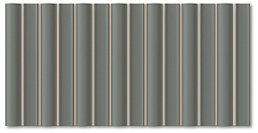 Плитка WOW Faces Bars Steel Blue 12.5x25 133426 настенная