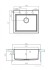 Мойка для кухни Акватон Линеа 51.7x58.4x22.8 1A733032LW220
