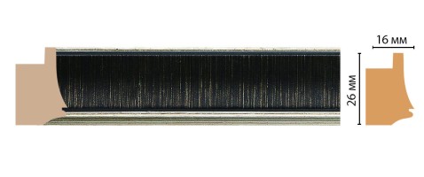 Багет Decomaster 564-277 (26x16x2900 мм)