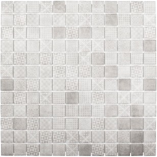 Стеклянная мозаика Vidrepur Born Grey 31.7x31.7