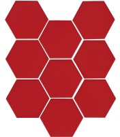 Мозаика Kerama Marazzi Кальсада красный натуральный 10.4x12 SG1009N