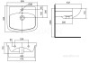 Раковина Акватон Акватоп 43.2x50.5x17 1WH110171