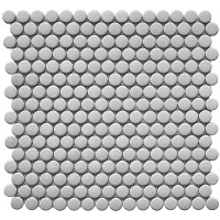 Мозаика Starmosaic Shapes Penny Round Grey Glossy 31.5x30.9