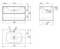 База под раковину Cezares Titan 80x53x55 Lava TITAN-II-800/530-2C-LAV