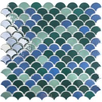 Стеклянная мозаика Vidrepur Soul Green Mix 31.7x30.7
