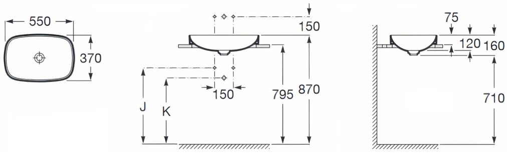 Раковина Roca Inspira soft 327504640