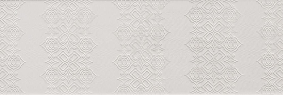 Керамогранит Mutina Bas Relief Garland Relief Bianco Matt 18x54 PUBG01