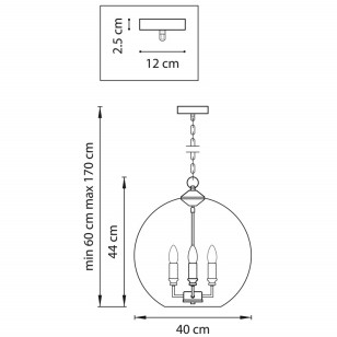 Люстра подвесная Lightstar Sferico 729131