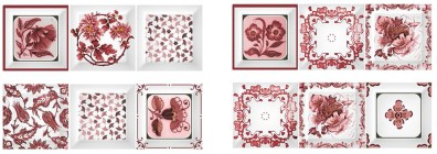 Декор Absolut Keramika Monocolor Decor Cube Mediterraneo Burdeos 10x30 AK0826