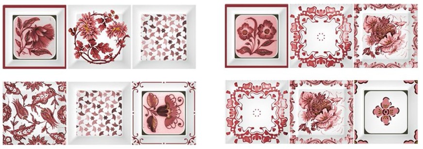 Декор Absolut Keramika Monocolor Decor Cube Mediterraneo Burdeos 10x30 AK0826