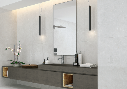 Керамогранит Ceradim Concrete Mystic Silver Светло-серый Матовый 60x60