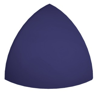 Pool Tile Radial External Corner Dark Blue Anti-Slip