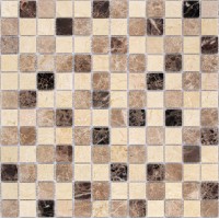 Мозаика Caramelle Mosaic Pietrine 4 mm Pietra Mix 1 Pol 29.8x29.8