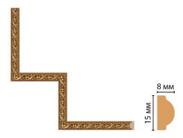 Декоративный угловой элемент Decomaster 130-1-4 (200x200 мм)