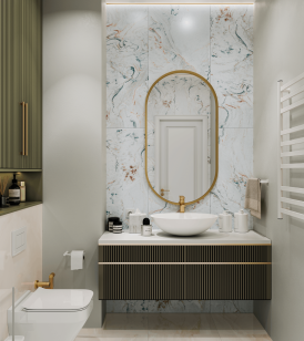 Керамогранит Buono Ceramica Queen Golden 60x120 QVL4633GC