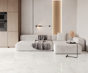 Керамогранит Ceradim Carrara Immense Белый Полированный 60x120