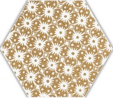 Декор Paradyz Shiny Lines Gold Heksagon Inserto D 19.8x17.1