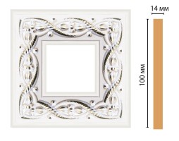 Вставка цветная Decomaster 157-2-7D (100x100x14 мм)