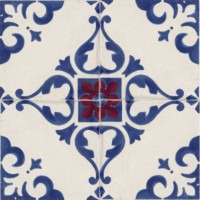 Декор Marca Corona Jolie Blanc Bleu Trama (комп/4шт) 10x10 8330