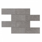 Мозаика Estima Luna Grey Bricks Big неполированная 28.6x35 LN02/TE02