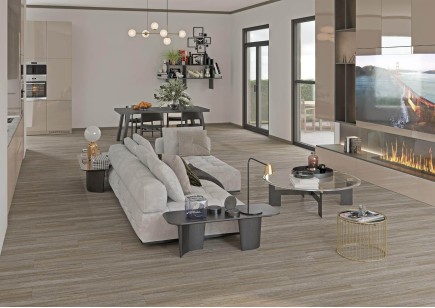 Керамогранит Delacora Artfloor Crema Sugar-эффект 20x90 GP2090ARF01R