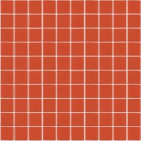 Мозаика Hisbalit Unicolor Orange 172 Glossy 4x4 32x32 N048447