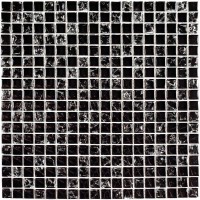 Стеклянная мозаика Bonaparte Strike Black 1.5x1.5 30x30