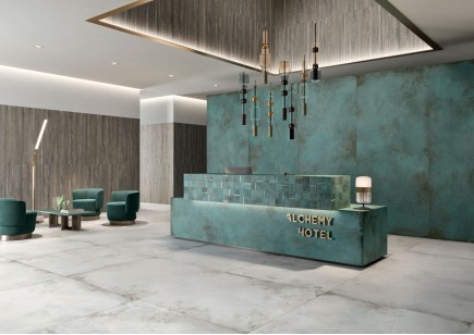 Керамогранит Janye Slab Metal Volcano Green Matt 120x280 JS9004P
