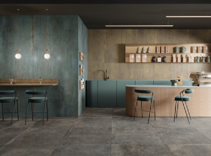 Керамогранит Janye Slab Metal Volcano Green Matt 120x280 JS9004P
