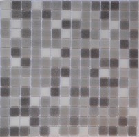 Мозаика Pixmosaic Glass Серая на Сетке 2x2 30.5x30.5 KG310