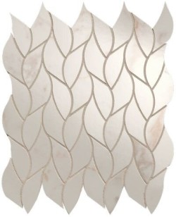 Мозаика Fap Ceramiche Roma Gold Calacatta Delicato Leaves Mosaico 25.9x30.9 FQMP