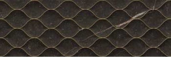 Декор Imola Ceramica Genus Nero Wave 25x75 GNS2 DK 27N RM