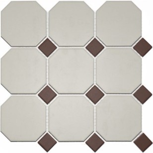 Мозаика TopCer Field Material White And Brown 30x30 4416OCT20